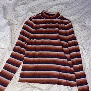 American Eagle Stripped Long Sleeve Turtle Neck Size XS